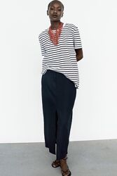 Футболка zara жіноча оверсайз, розміри с-л