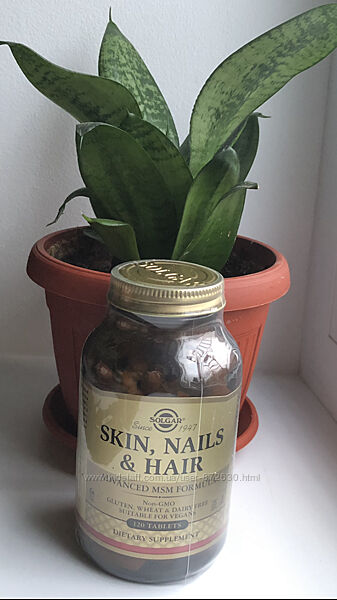 Solgar,  кожа, ногти, волосы, 60 и 120 шт.