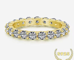 Срібна каблучка золотистого кольору s925 проби з цирконом доріжка