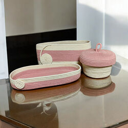 Набір кошиків з бавовняного шнура