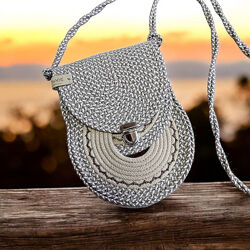 Розпродаж Сумка crossbody з бавовняного шнура 