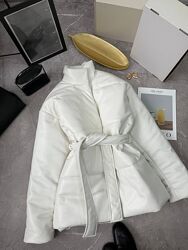 Куртка з екошкіри - зима