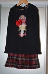 Шикарное модное платье итальянского бренда Monnalisa на 8-9 лет