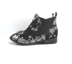 Жіночі чорні з квітками ботинки Primark р. 39