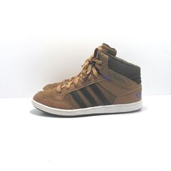 Дитячі коричневі утеплені кеди Adidas р. 38,5