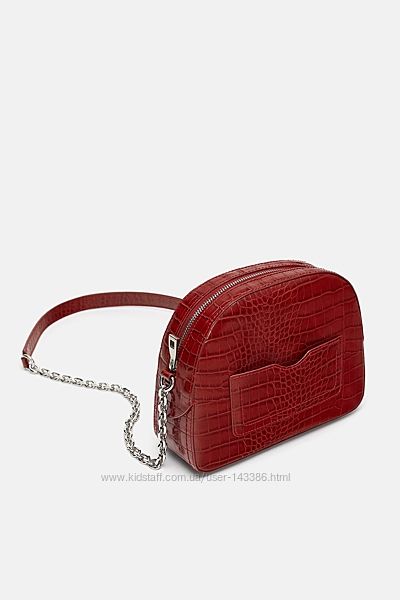 Сумка zara красная