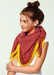 Яркий платок-шарф-косынка в звезды от тсм Tchibo чибо, Германия