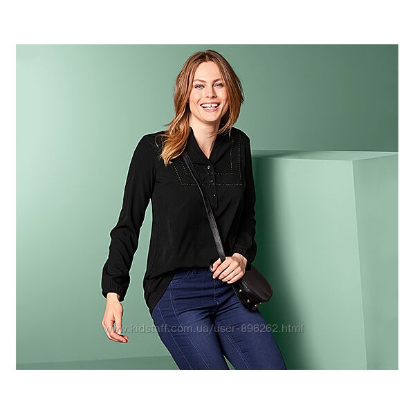 Стильная женская блуза-туника от tcm Tchibo чибо, Германия, размер S-M, L-X