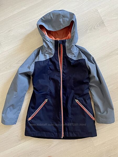 QUECHUA HIKE 500 3в1 водонепроницаемая куртка оригинал на рост 125-140