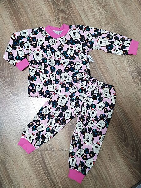 Пижама хлопок для девочек 80-110 размер