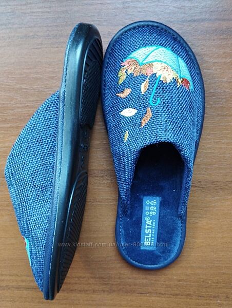 Тапочки жіночі Белста з вишивкою