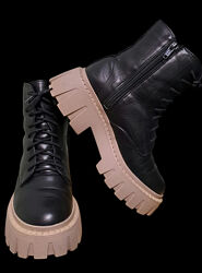 Зимові черевики шкіра