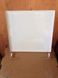 Верхня кришка для газової плити Beko FG5521 металева біла з кріпленням