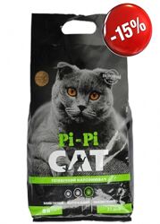 Наповнювач для Туалету Котів БентонітовийТМ Pi-Pi Cat дрібна фракція
