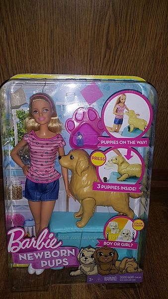Набор с куклой Barbie Малыши-щенки - УЦЕНКА