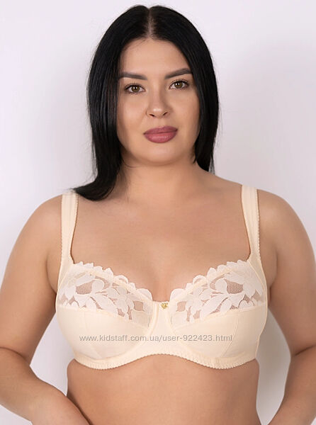 Бюстгальтер з м&acuteякими чашками з кісточками та широкими бретелями 1507