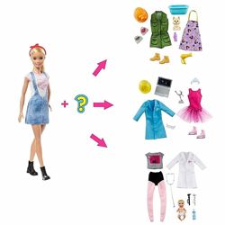 Кукла Барби профессия сюрприз, Barbie You Can Be Anything Barbie Doll