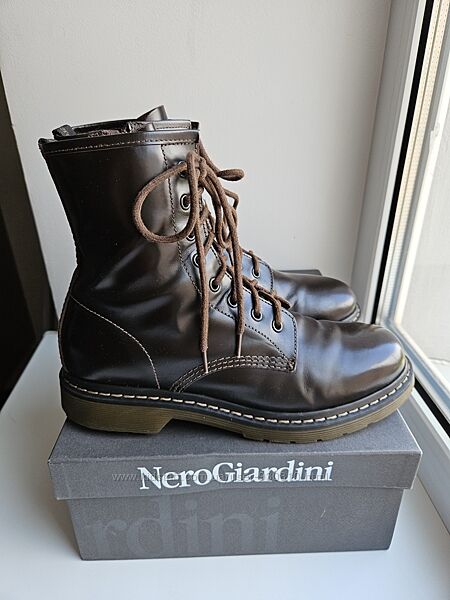Черевики ботинки демі Nero Giardini р.38 шкіра кожа мартинсы