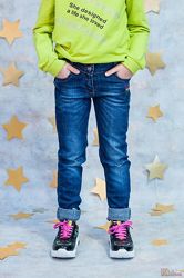 Джинси для дівчинки з модними рваними колінками A-yugi Jeans