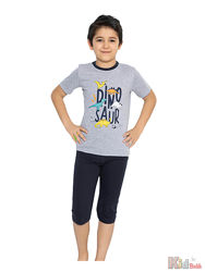 Піжама футболкабриджі Dinosaur для підлітка Minimoon
