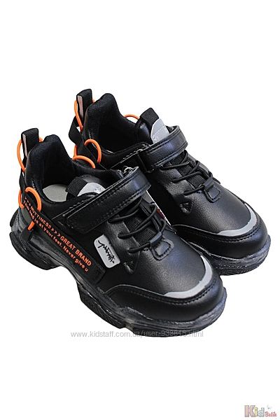 Кросівки чорного кольору з LED підошвою Jong-Golf