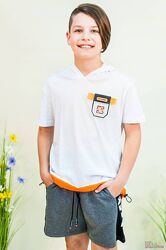 Комплект футболка і шорти з декором для хлопчика Marions
