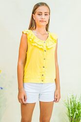 Блуза жовтого кольору для дівчинки NK Unsea