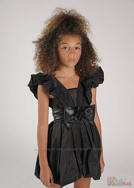 Сукня чорного кольору для дівчинки FUN & FUN