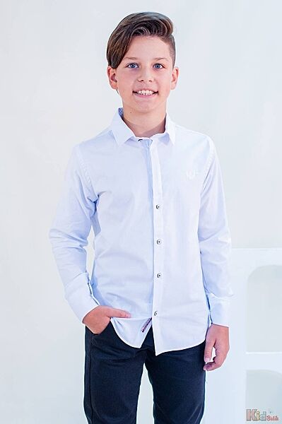 Сорочка білого кольору для хлопчика A-yugi Jeans