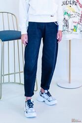 Джинси МОМ з поясом для дівчинки A-yugi Jeans