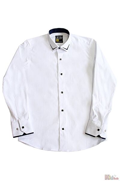 Рубашка белая классическая для мальчика Herdal