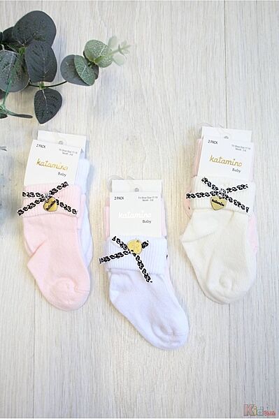 Шкарпетки 2 пари Printed для дівчинки 12-18 міс Katamino