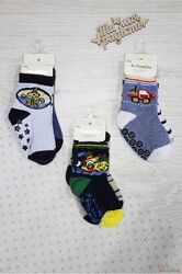 Набір шкарпетки 2шт. Funny Vehicle для хлопчика 6-12 міс Katamino