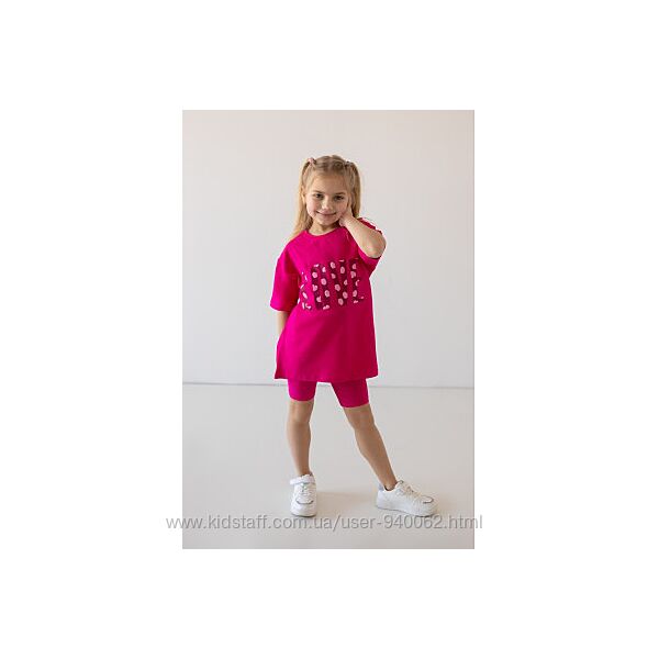 Комплект на дівчинку. Стрейч- бавовна
