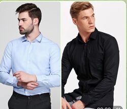 Стильные мужские рубашки C&A Хлопок. много размеров