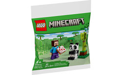 Lego Minecraft 30672 Стив и детеныш панды. В наличии