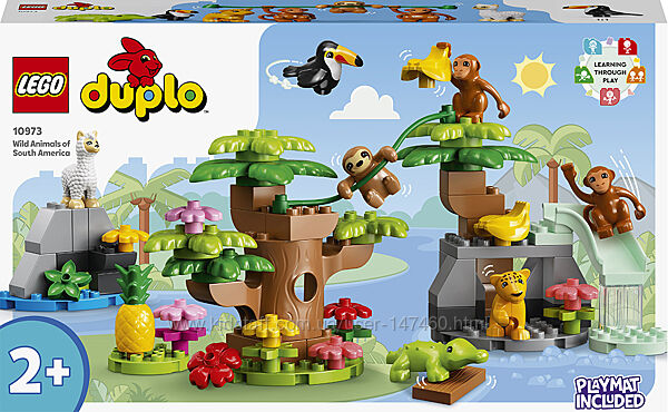 Lego Duplo 10973 Дикие животные Южной Америки. В наличии