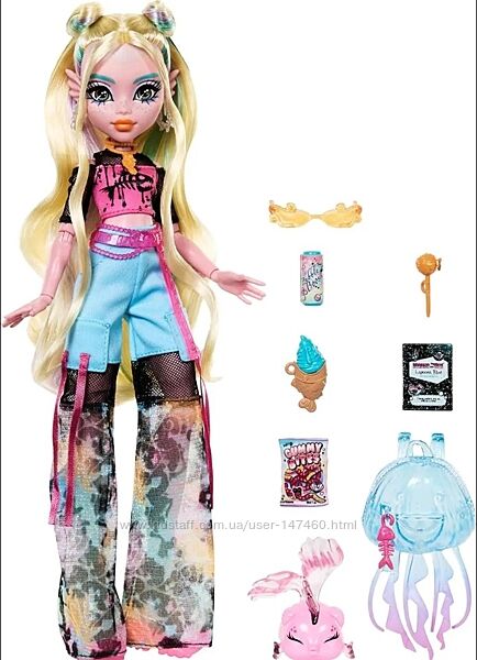 Кукла Monster High Монстро-классика Лагуна HXH75. В наличии
