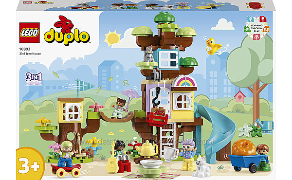 Lego Duplo 10993 Домик на дереве 3 в 1. В наличии