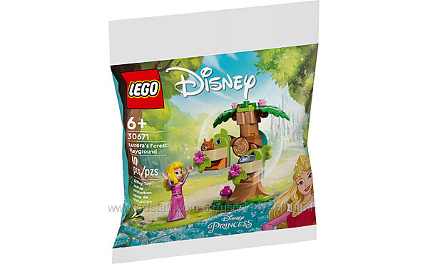 Lego Disney Princess 30671 Лесная площадка Авроры. В наличии