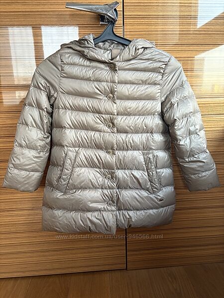 Дитяча довга куртка пуховик з натуральним пухом Massimo Dutti