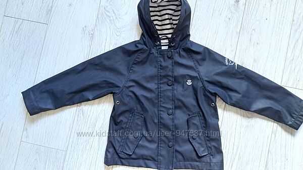 Демісезонна куртка-плащ voile bleue на хлопчика 3-4 р.