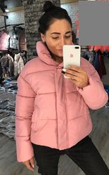 Знижка Жіноча модна рожева куртка оверсайз розмір S