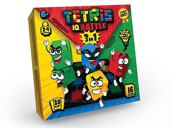 Игра Danko Toys Tetris IQ Battle 3в1 Рус. арт. G-TIB-02 