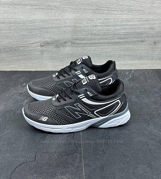 Кроссовки летние , new balance, 40-45 размер, кожа,  перфорация