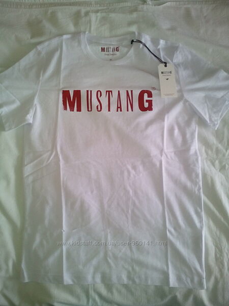Оригинальная футболка Men&acutes t-shirt mustang logo tee