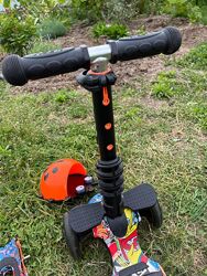 Самокат Best Scooter триколісний 5в1 сидіння, батьківська ручка