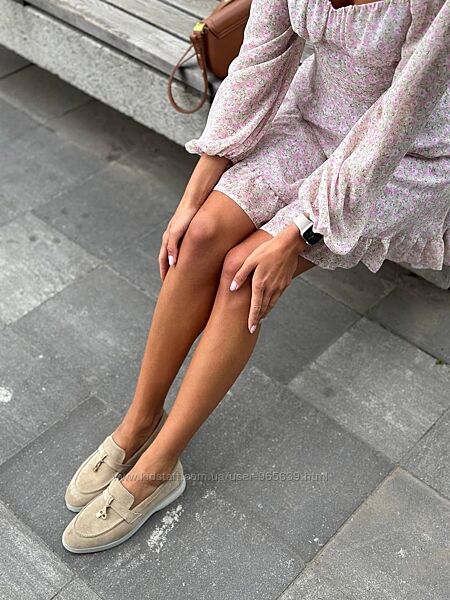 Лофери Натуральна замша Мокасини  Розпродаж Распродажа Стильне взуття Обувь