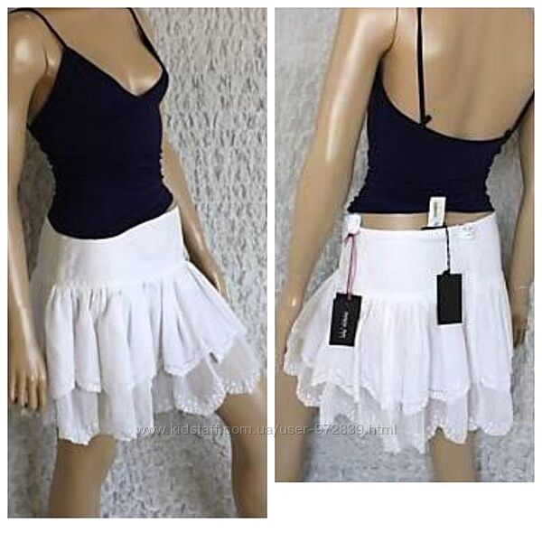 Летняя кружевная романтическая юбка patrizia pepe р 42-44