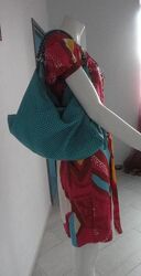 Isabella fiore сумка голубая кожа с перфорацией оригинал